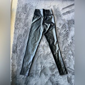 Faux Leather Amazon Leggings. Size Small.